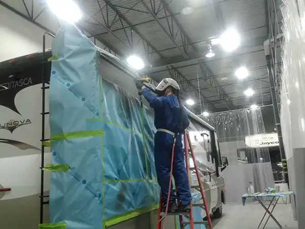 Traveland RV paint booth