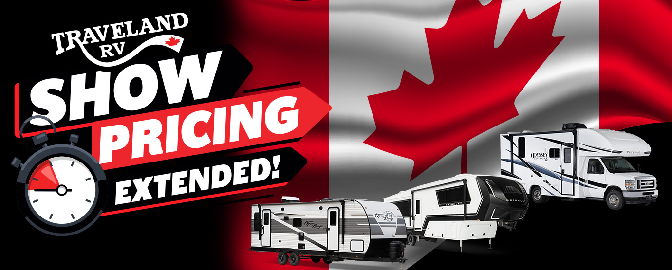 RV Show Prices Extended at Traveland RV