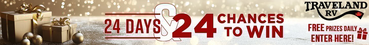 24 Days of Giveaways at Traveland RV