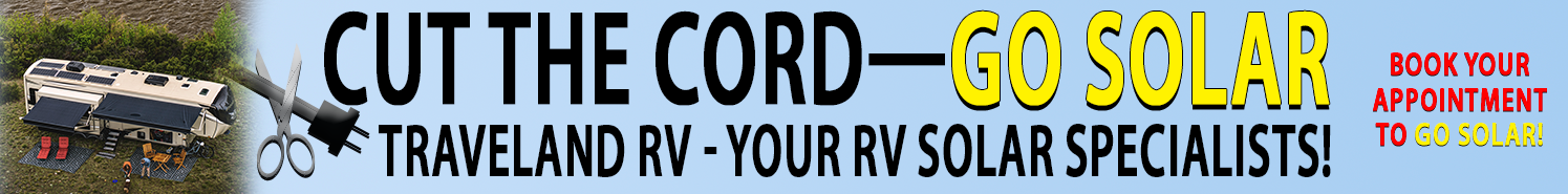 Unplug and go Solar with Traveland RV!