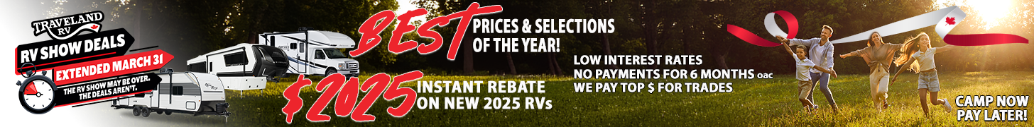 RV Show Prices Extended - Traveland RV