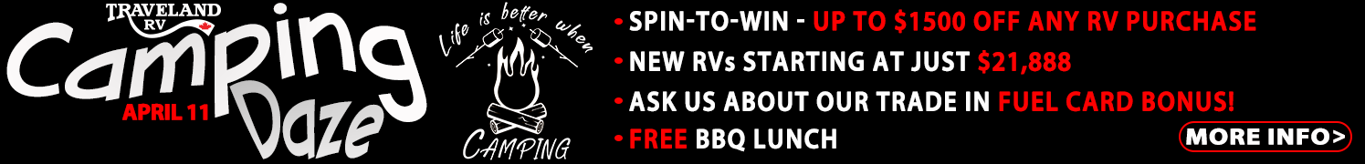 Camping Daze - April 11 - Traveland RV